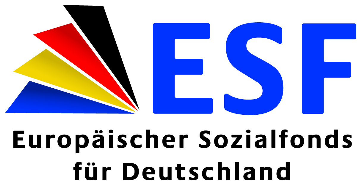 Logo ESF europäischer Sozialfonds für Deutschland