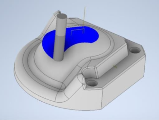 CAD CAM Modell einer Freiformfläche